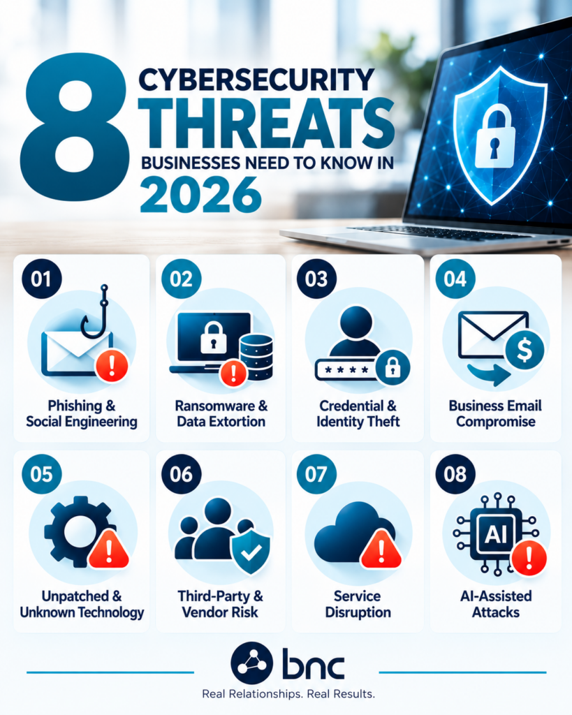 cybersecurity threats for businesses